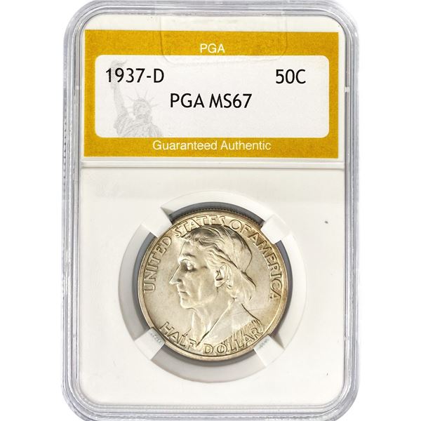 1937-D Boone Half Dollar PGA MS67