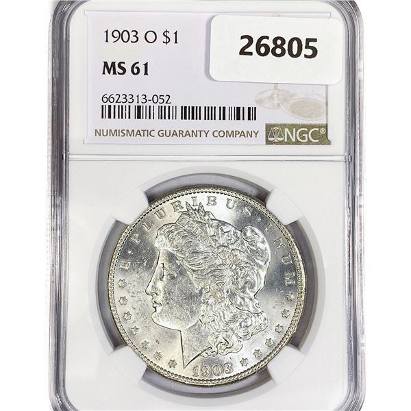 1903-O Morgan Silver Dollar NGC MS61