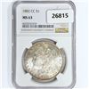 Image 1 : 1882-CC Morgan Silver Dollar NGC MS63