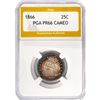 Image 1 : 1866 Seated Liberty Quarter PGA PR66 CAMEO