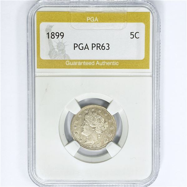 1899 Liberty Victory Nickel PGA PR63