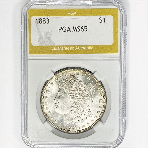 1883 Morgan Silver Dollar PGA MS65