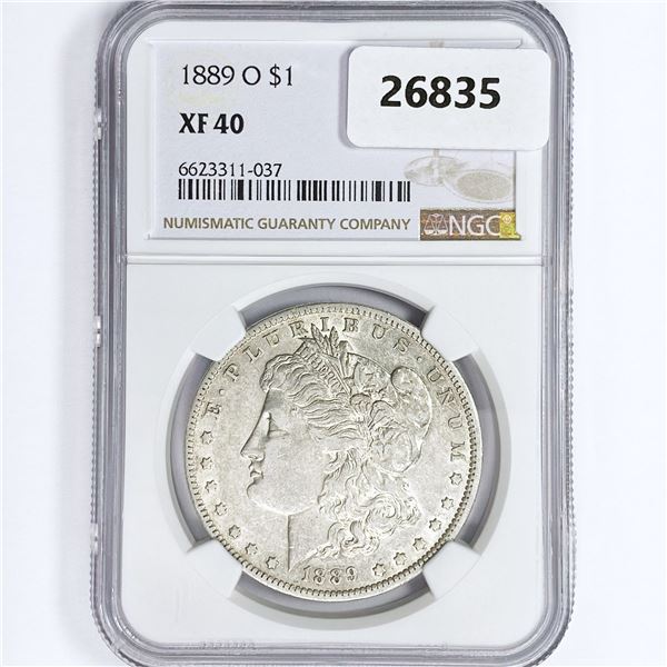 1889-O Morgan Silver Dollar NGC XF40