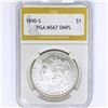 Image 1 : 1890-S Morgan Silver Dollar PGA MS67 DMPL