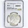 Image 1 : 1921 Morgan Silver Dollar NGC MS61