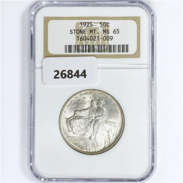 1925 Stone Mountain Half Dollar NGC MS65