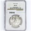 Image 1 : 1947-D Walking Liberty Half Dollar NGC MS66