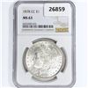 Image 1 : 1878-CC Morgan Silver Dollar NGC MS63