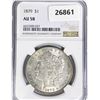 Image 1 : 1879 Morgan Silver Dollar NGC AU58