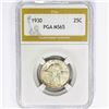Image 1 : 1930 Standing Liberty Quarter PGA MS65