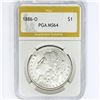 Image 1 : 1886-O Morgan Silver Dollar PGA MS64