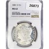 Image 1 : 1881-O Morgan Silver Dollar NGC MS62