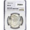 Image 1 : 1902-O Morgan Silver Dollar NGC MS64