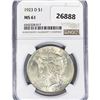 Image 1 : 1923-D Silver Peace Dollar NGC MS61