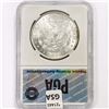 Image 2 : 1878 7TF Morgan Silver Dollar PGA MS64 Rev of 79