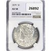 Image 1 : 1879 Morgan Silver Dollar NGC AU58