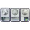 Image 2 : 2003 Set (3) American Silver Eagles NGC MS69
