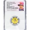 Image 1 : 2023 1/10oz G.B. Gold Â£10 NGC MS70 Q. Elizabeth I