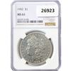 Image 1 : 1902 Morgan Silver Dollar NGC MS61