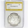 Image 1 : 1885-CC Morgan Silver Dollar PGA MS65 PL