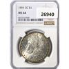 Image 1 : 1884-CC Morgan Silver Dollar PCGS MS64