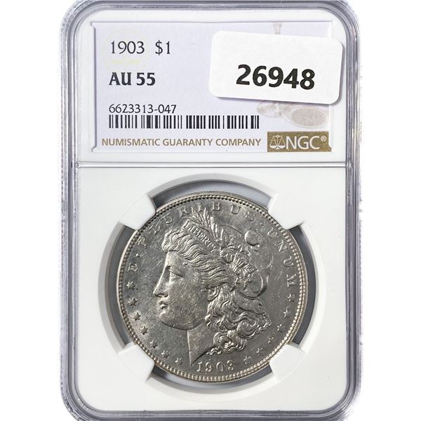 1903 Morgan Silver Dollar NGC AU55