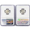 Image 2 : 1942-D Set (2) Mercury Silver Dime NGC MS66 FB