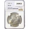 Image 1 : 1899 Morgan Silver Dollar NGC MS64
