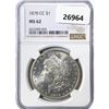 Image 1 : 1878-CC Morgan Silver Dollar NGC MS62