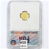 Image 2 : 1855 Rare Gold Dollar PGA AU58 Type 2