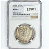 Image 1 : 1944-D Walking Liberty Half Dollar NGC MS64