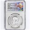 Image 1 : 2023 1oz G.B. S2Â£ NGC MS69 K. Charles III