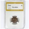 Image 1 : 1920 Wheat Cent PGA MS64