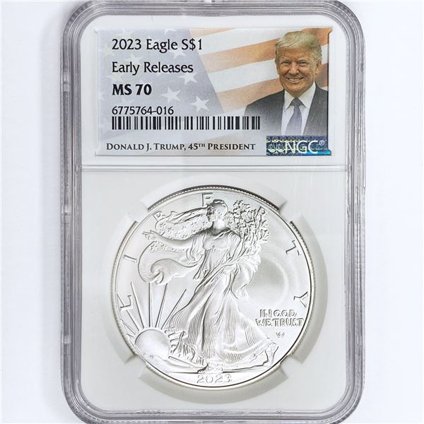 2023 American 1oz Silver Eagle NGC MS70