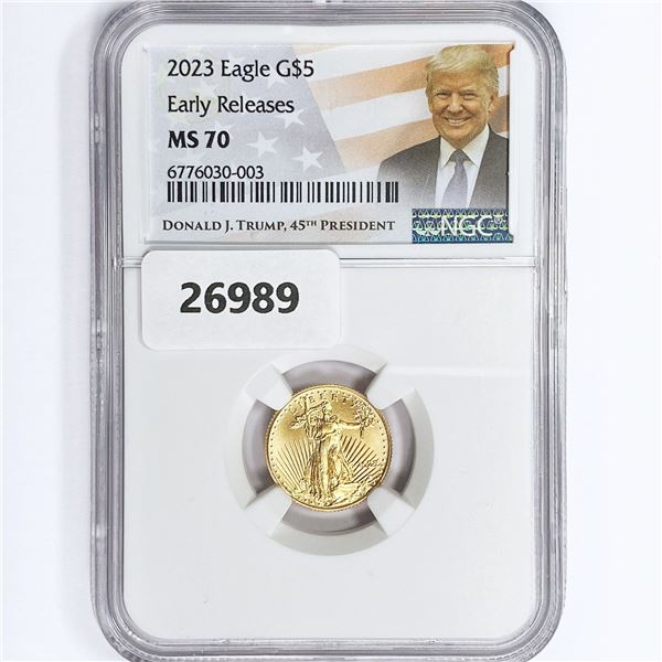 2023 US 1/10oz Gold Eagle NGC MS70