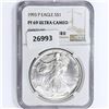 Image 1 : 1993 American 1oz Silver Eagle NGC PF69 Ultra CAM