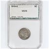 Image 1 : 1919-S Buffalo Nickel PCI VG10
