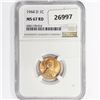 Image 1 : 1944-D Wheat Cent NGC MS67 RD
