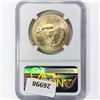 Image 2 : 2023 $50 1oz Gold Eagle NGC MS70