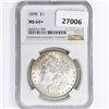Image 1 : 1898 Morgan Silver Dollar NGC MS64+