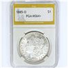 Image 1 : 1885-O Morgan Silver Dollar PGA MS64+