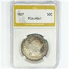 Image 1 : 1807 Draped Bust Half Dollar PGA MS61
