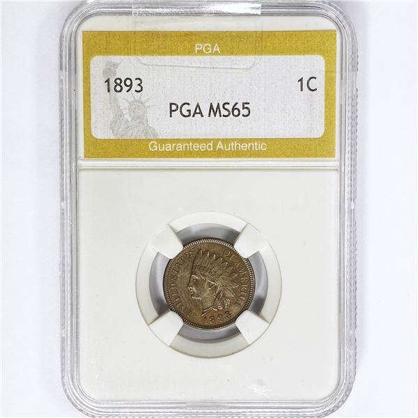1893 Indian Head Dollar PGA MS65