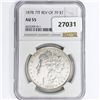 Image 1 : 1878 7TF Morgan Silver Dollar NGC AU55 Rev 79