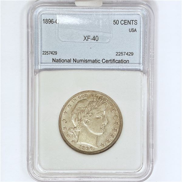 1896-O Barber Half Dollar NNC XF40