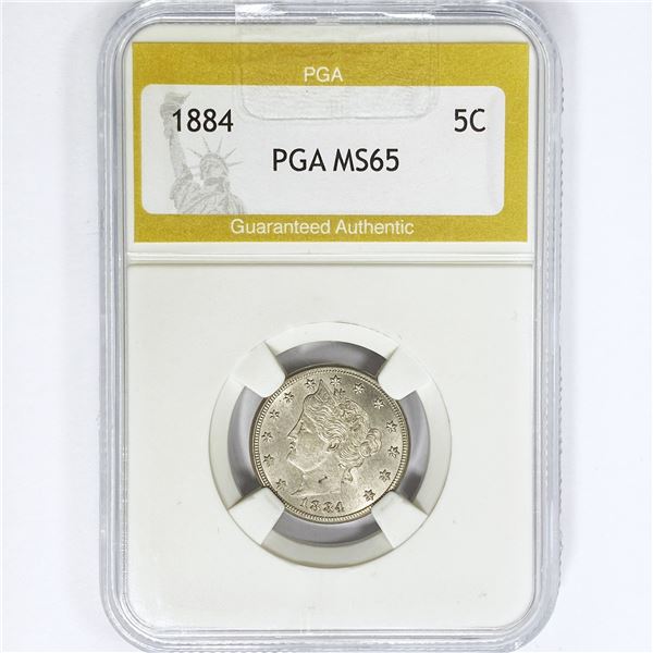 1884 Liberty Victory Nickel PGA MS65