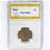 Image 1 : 1868 Two Cent Piece PGA MS62