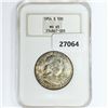 Image 1 : 1954-S Franklin Half Dollar NGC MS65