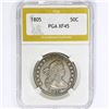 Image 1 : 1805 Draped Bust Half Dollar PGA XF45