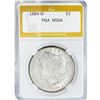Image 1 : 1884-O Morgan Silver Dollar PGA MS64